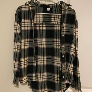 Green Old Navy Flannel
